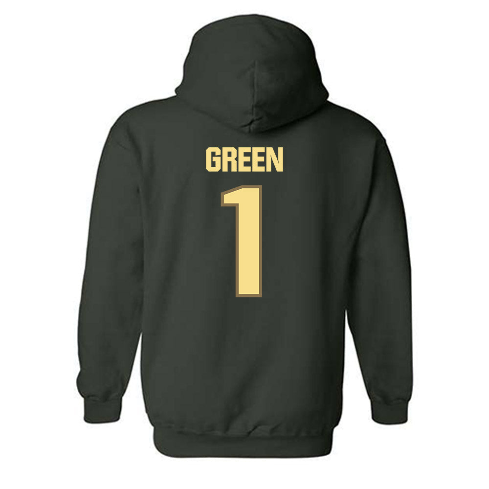 Cal Poly - NCAA Football : Jaden Green - Classic Shersey Hooded Sweatshirt-1
