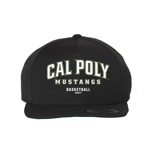 Cal Poly - NCAA Men's Basketball : Jason Scott - Snapback Hat-0