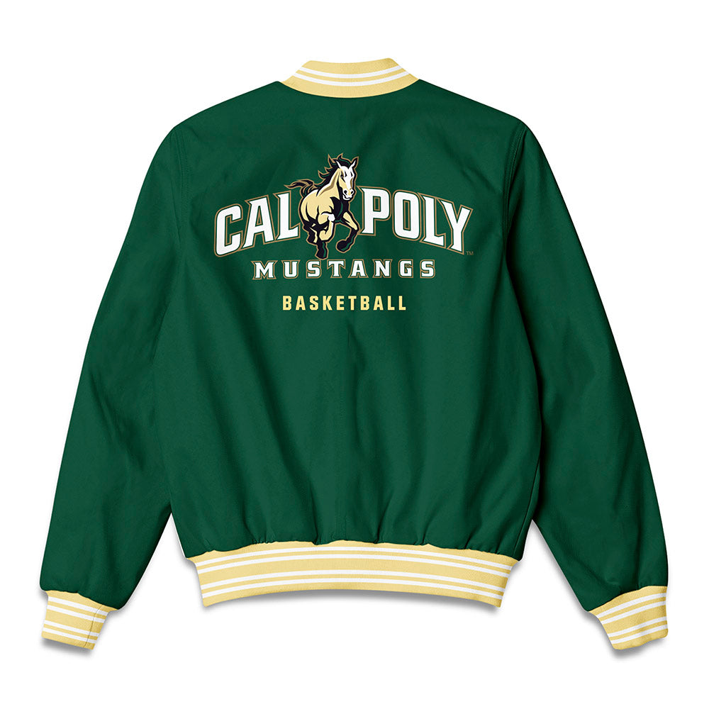Cal Poly - NCAA Women's Basketball : Mecca Alexander - Bomber Jacket-1