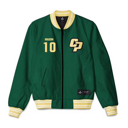 Cal Poly - NCAA Men's Basketball : Marsai Mason - Bomber Jacket-0