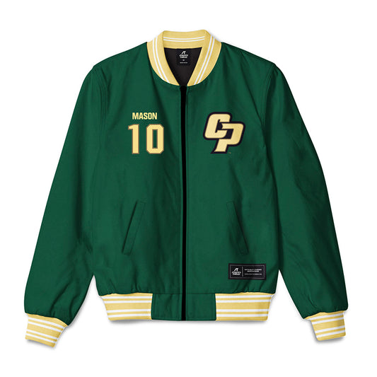 Cal Poly - NCAA Men's Basketball : Marsai Mason - Bomber Jacket-0