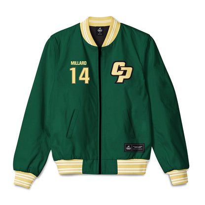 Cal Poly - NCAA Football : Kade Millard - Bomber Jacket-0