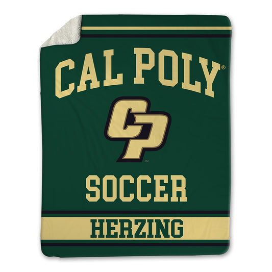 Cal Poly - NCAA Women's Soccer : Kenzie Herzing - Blanket-0