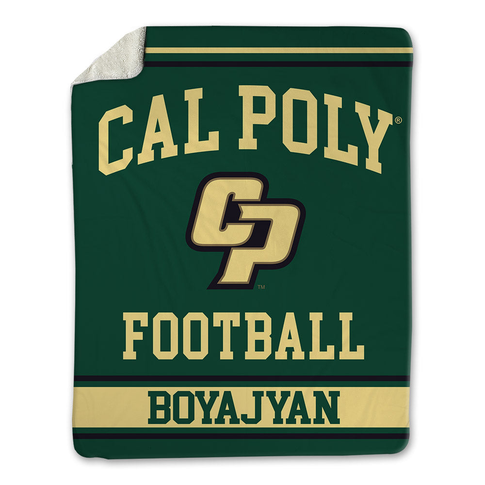 Cal Poly - NCAA Football : Davit Boyajyan - Blanket-0