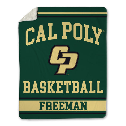 Cal Poly - NCAA Men's Basketball : Braden Freeman - Blanket-0