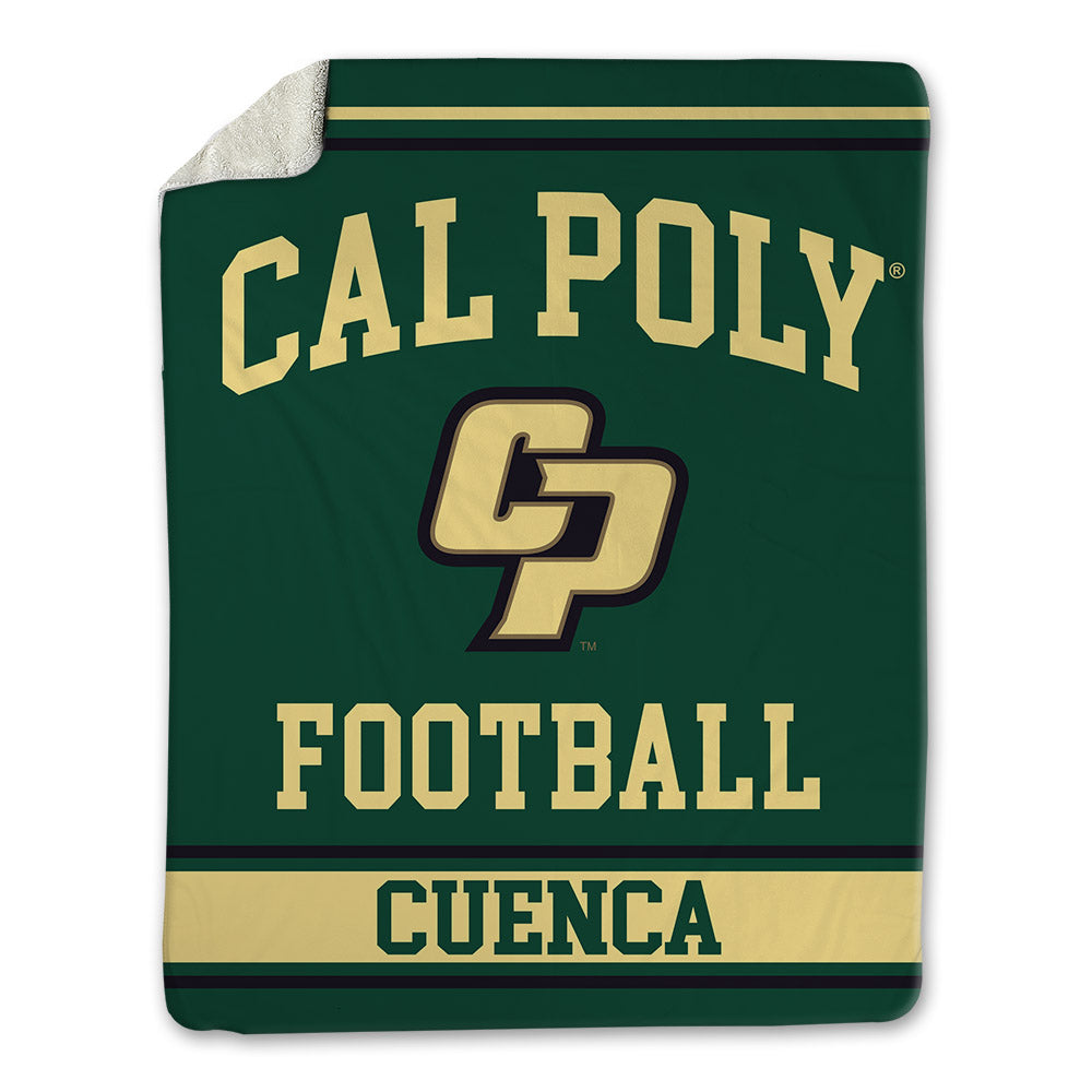 Cal Poly - NCAA Football : Jared Cuenca - Blanket-0