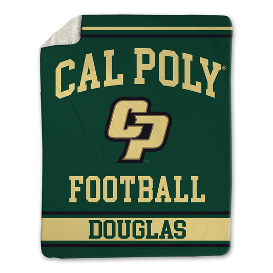 Cal Poly - NCAA Football : Jared Douglas - Blanket-0