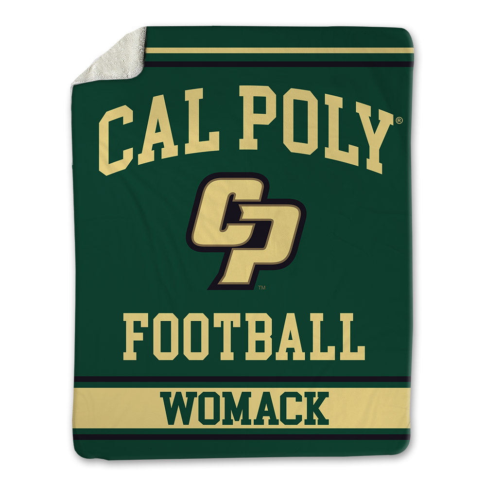 Cal Poly - NCAA Football : Jasen Womack - Blanket-0