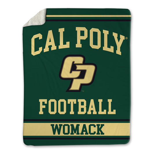 Cal Poly - NCAA Football : Jasen Womack - Blanket-0
