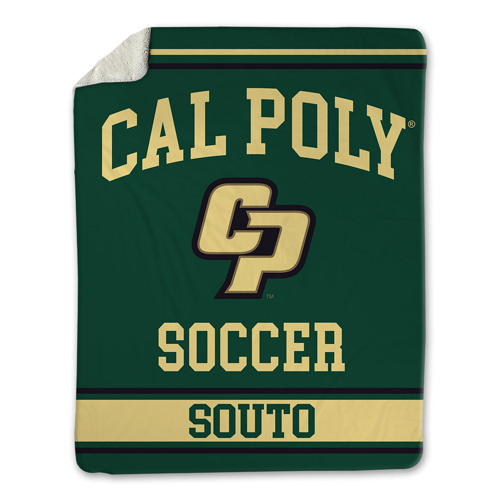 Cal Poly - NCAA Women's Soccer : Nina Souto - Blanket-0