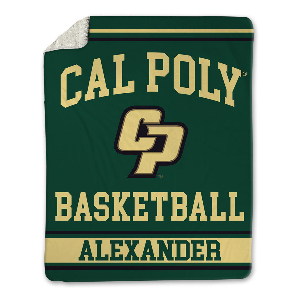 Cal Poly - NCAA Women's Basketball : Mecca Alexander - Blanket-0