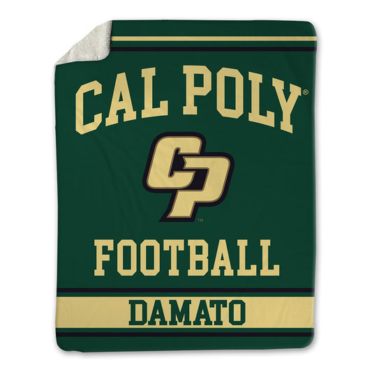 Cal Poly - NCAA Football : Mikey Damato - Blanket-0