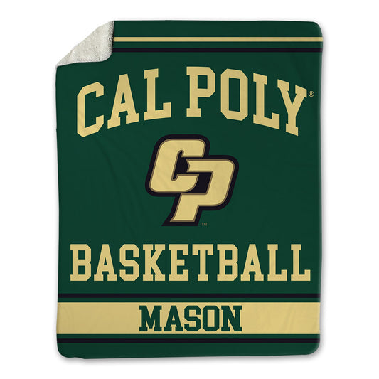 Cal Poly - NCAA Men's Basketball : Marsai Mason - Blanket-0