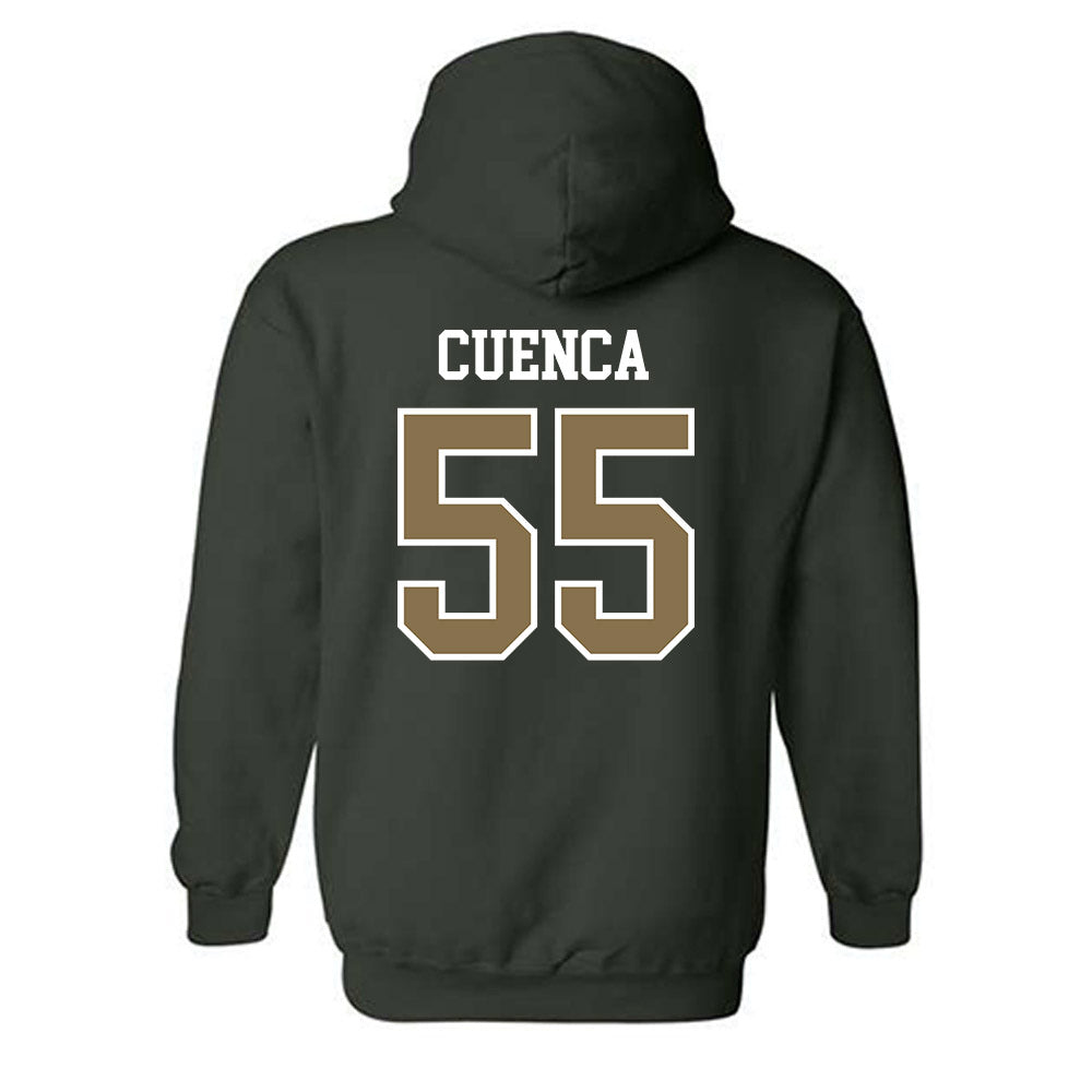 Cal Poly - NCAA Football : Jared Cuenca - Classic Shersey Hooded Sweatshirt-1