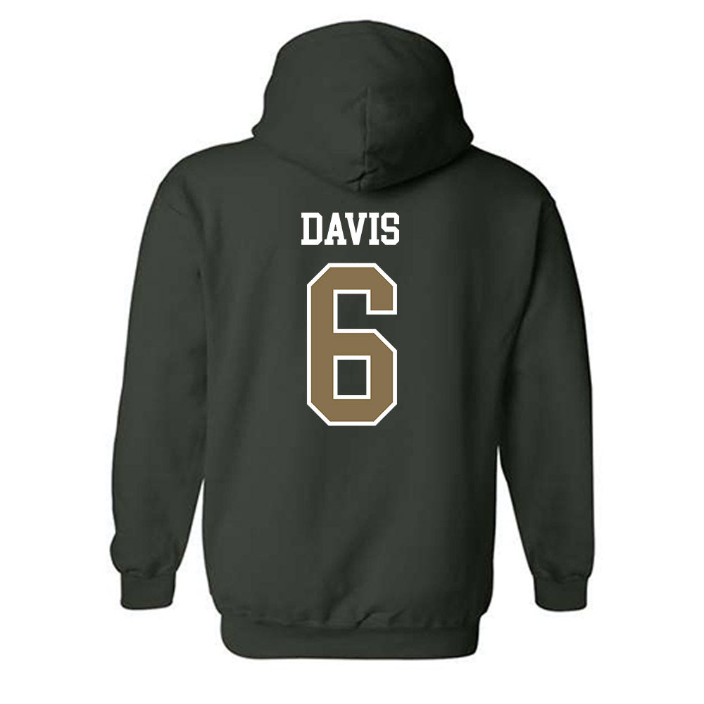Cal Poly - NCAA Football : Dermaricus Davis - Classic Shersey Hooded Sweatshirt-1