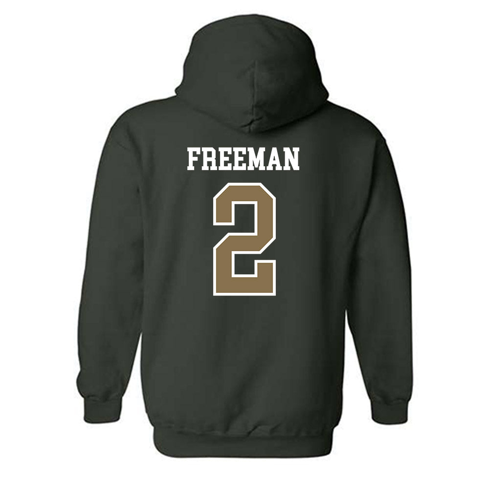 Cal Poly - NCAA Men's Basketball : Braden Freeman - Classic Shersey Hooded Sweatshirt-1