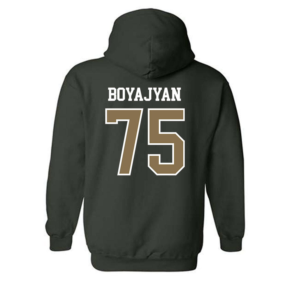 Cal Poly - NCAA Football : Davit Boyajyan - Classic Shersey Hooded Sweatshirt-1