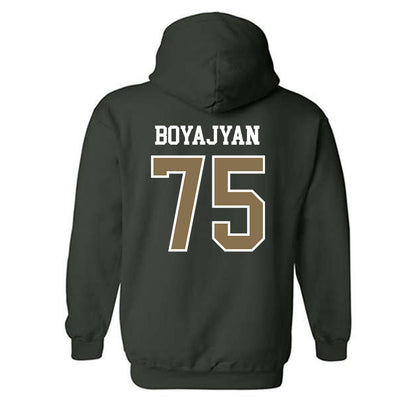 Cal Poly - NCAA Football : Davit Boyajyan - Classic Shersey Hooded Sweatshirt-1