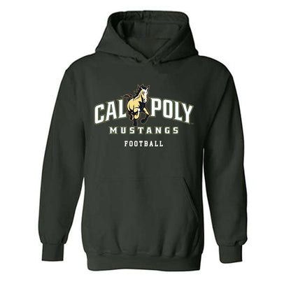Cal Poly - NCAA Football : Koen Glover - Classic Shersey Hooded Sweatshirt-0