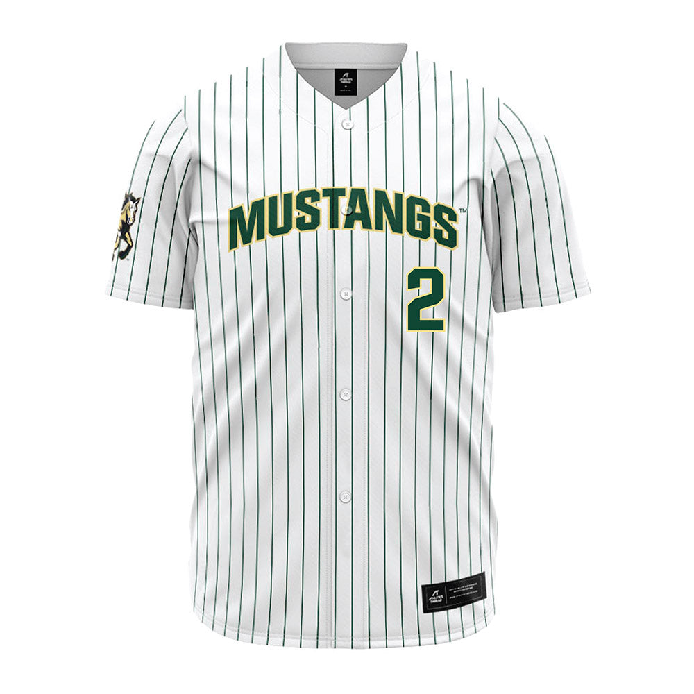 Cal Poly - NCAA Baseball : Jake Downing - White Jersey Jersey-0