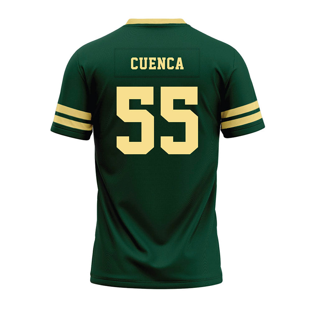 Cal Poly - NCAA Football : Jared Cuenca - Green Jersey Premium Football Jersey-1
