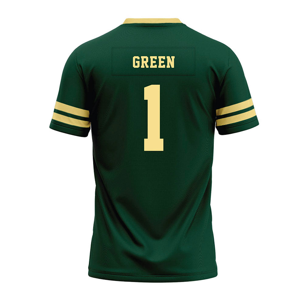 Cal Poly - NCAA Football : Jaden Green - Green Jersey Premium Football Jersey-1