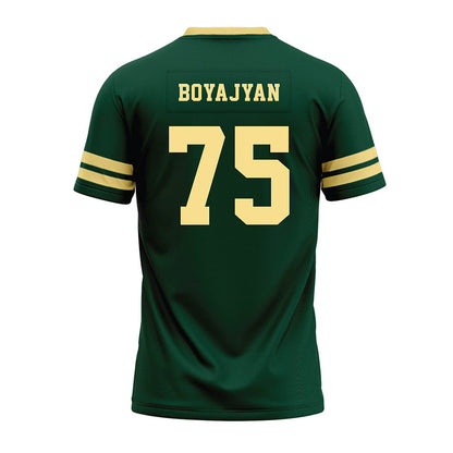 Cal Poly - NCAA Football : Davit Boyajyan - Green Jersey Premium Football Jersey-1