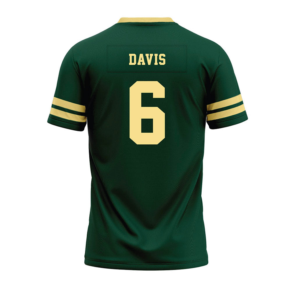 Cal Poly - NCAA Football : Dermaricus Davis - Green Jersey Premium Football Jersey-1