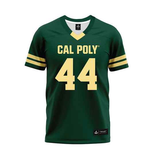 Cal Poly - NCAA Football : Mikey Damato - Green Jersey Premium Football Jersey-0