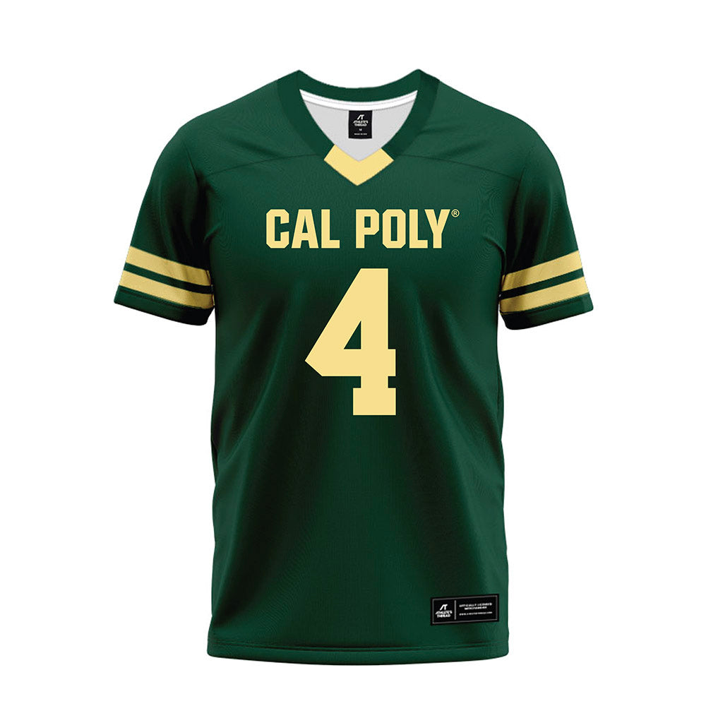 Cal Poly - NCAA Football : RL Miller - Green Jersey Premium Football Jersey-0