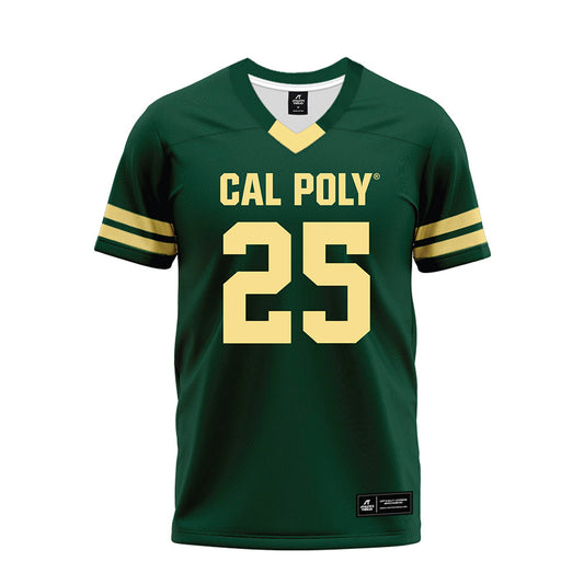 Cal Poly - NCAA Football : Koen Glover - Green Jersey Premium Football Jersey-0