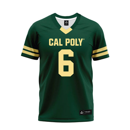 Cal Poly - NCAA Football : Dermaricus Davis - Green Jersey Premium Football Jersey-0