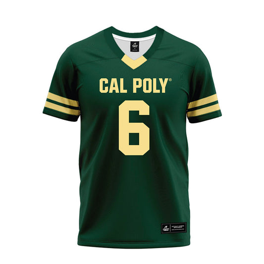 Cal Poly - NCAA Football : Dermaricus Davis - Green Jersey Premium Football Jersey-0