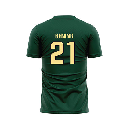 Cal Poly - NCAA Men's Soccer : Devin Bening - Green Soccer Jersey-1