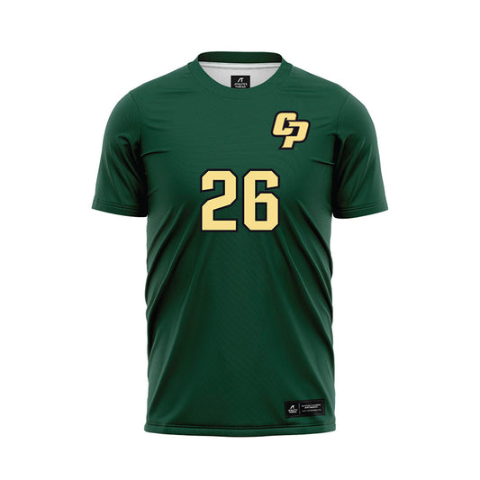 Cal Poly - NCAA Men's Soccer : Marlow Buettner - Green Soccer Jersey-0