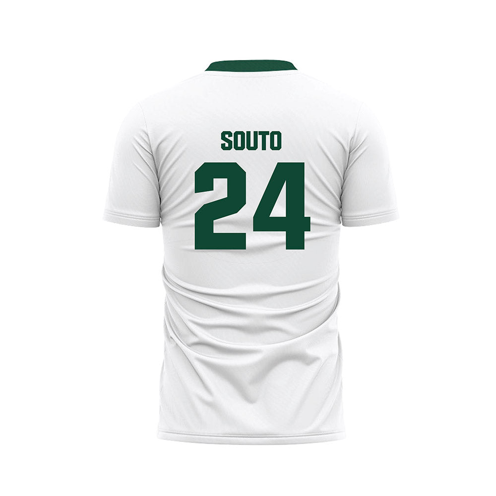 Cal Poly - NCAA Women's Soccer : Nina Souto - White Soccer Jersey-1
