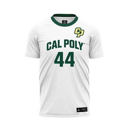 Cal Poly - NCAA Women's Soccer : Annika Smith - White Soccer Jersey-0