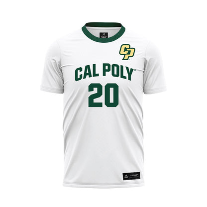 Cal Poly - NCAA Women's Soccer : Madison Lujan - White Soccer Jersey-0