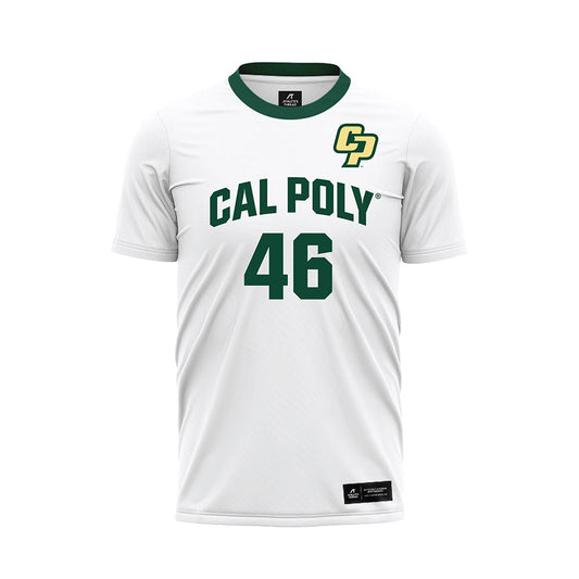 Cal Poly - NCAA Women's Soccer : Alyssa Lopez - White Soccer Jersey-0