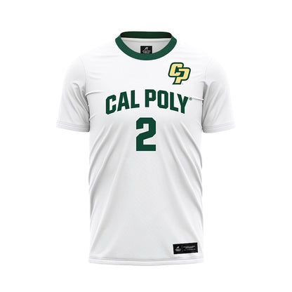 Cal Poly - NCAA Women's Soccer : Kate Nunes - White Soccer Jersey-0