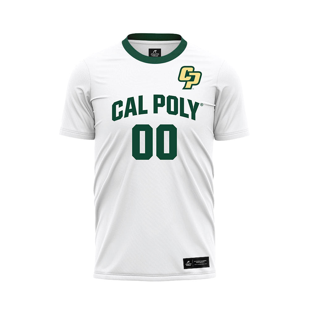 Cal Poly - NCAA Women's Soccer : Alyssa Lopez - White Soccer Jersey-0