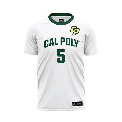 Cal Poly - NCAA Women's Soccer : Suna Roberts - White Soccer Jersey-0