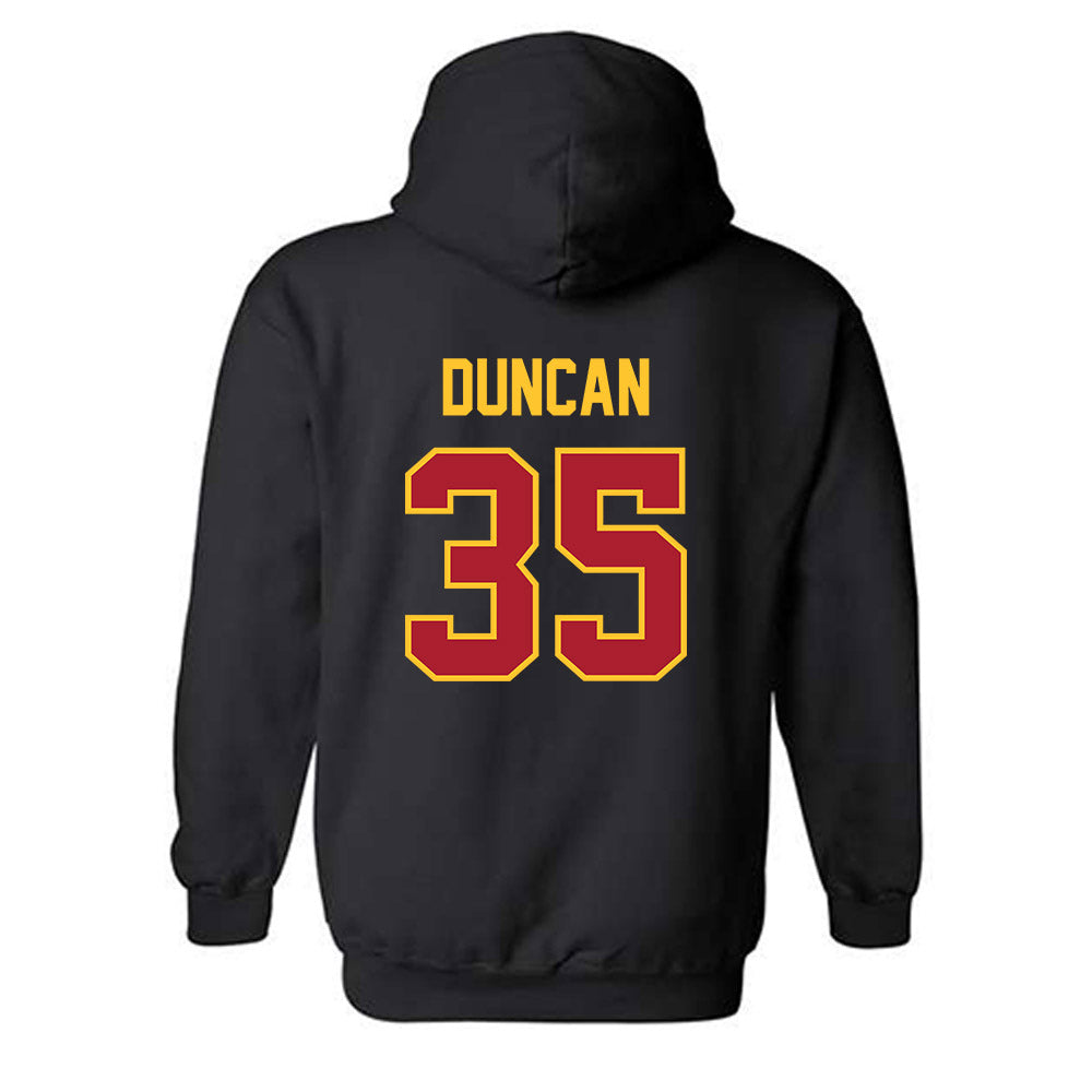 Iowa State - NCAA Football : Tayten Duncan - Sports Shersey Hooded Sweatshirt-1