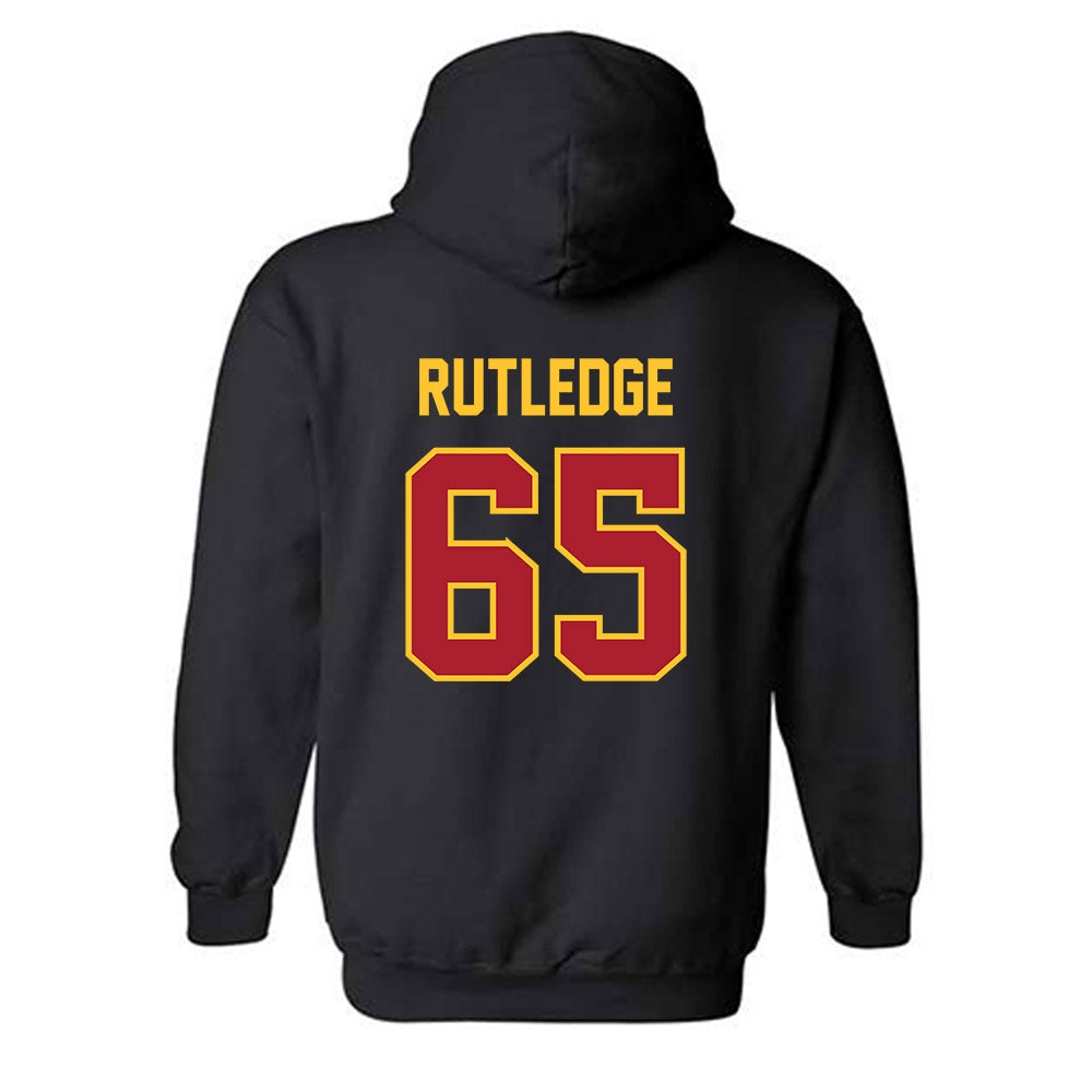 Iowa State - NCAA Football : Garret Rutledge - Sports Shersey Hooded Sweatshirt-1