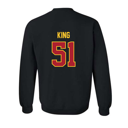 Iowa State - NCAA Football : Maasai King - Sports Shersey Crewneck Sweatshirt-1