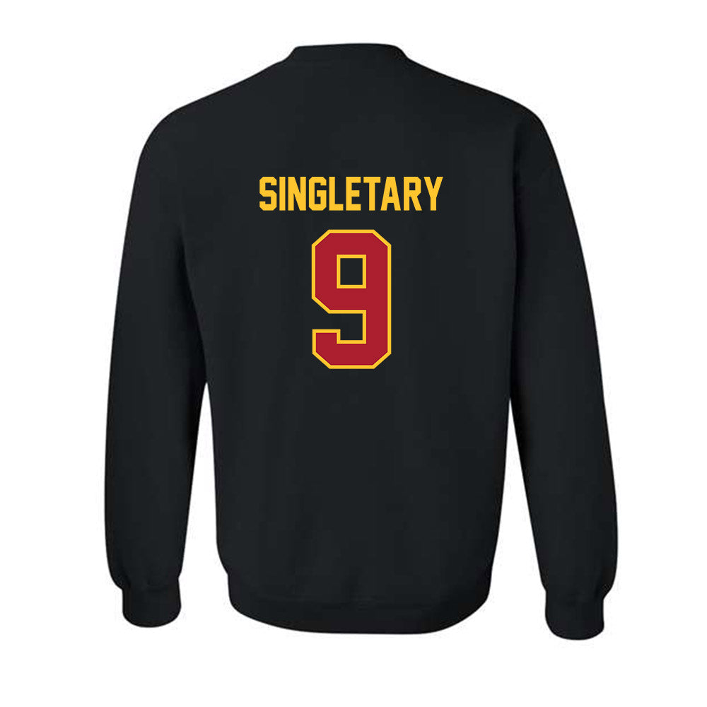 Iowa State - NCAA Football : Jaheim Singletary - Sports Shersey Crewneck Sweatshirt-1
