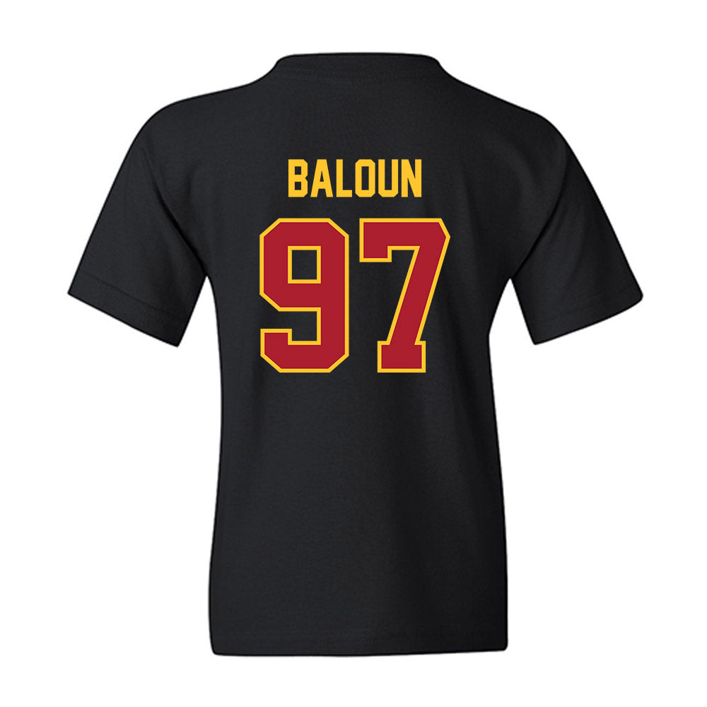 Iowa State - NCAA Football : Max Baloun - Sports Shersey Youth T-Shirt-1