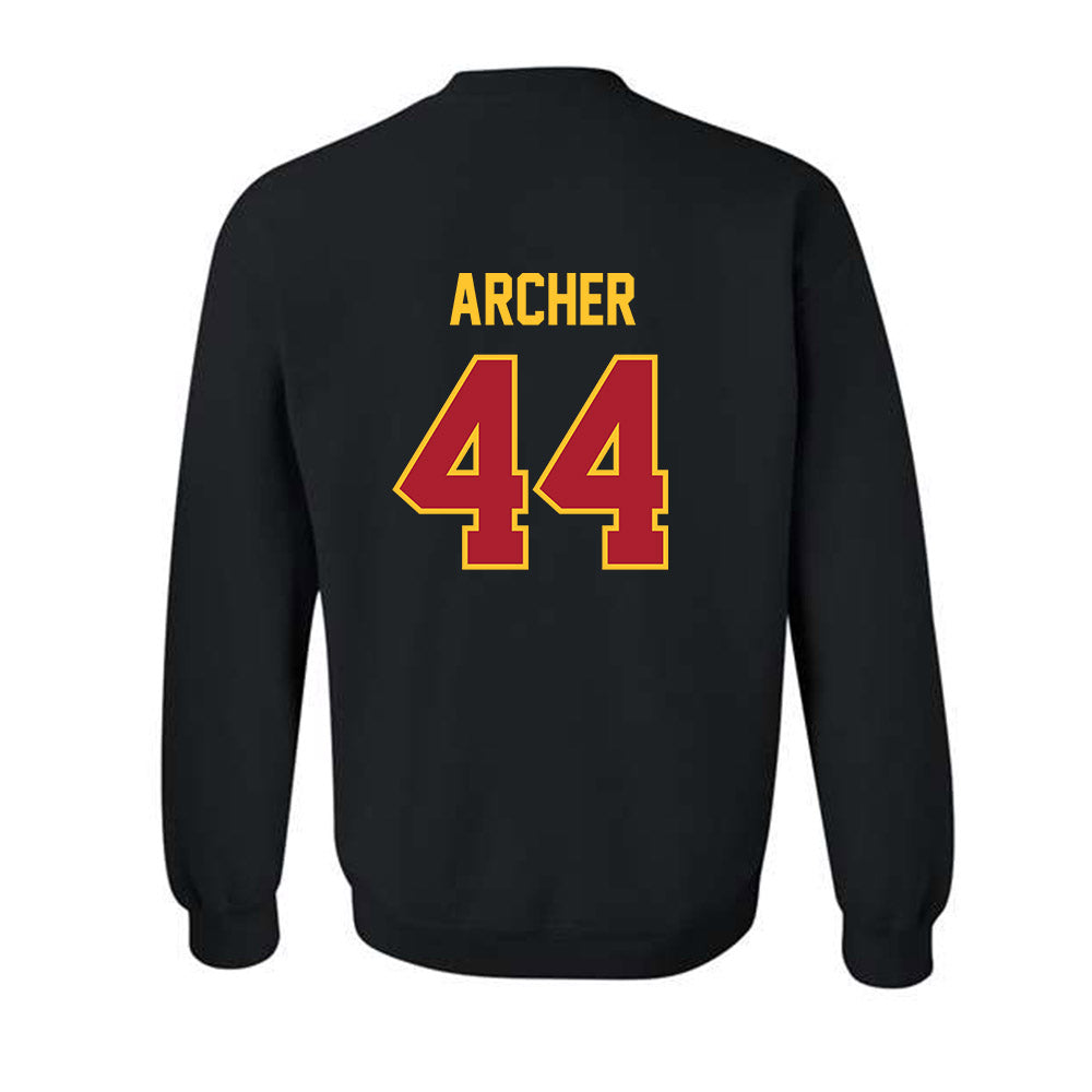 Iowa State - NCAA Football : Wyatt Archer - Sports Shersey Crewneck Sweatshirt-1