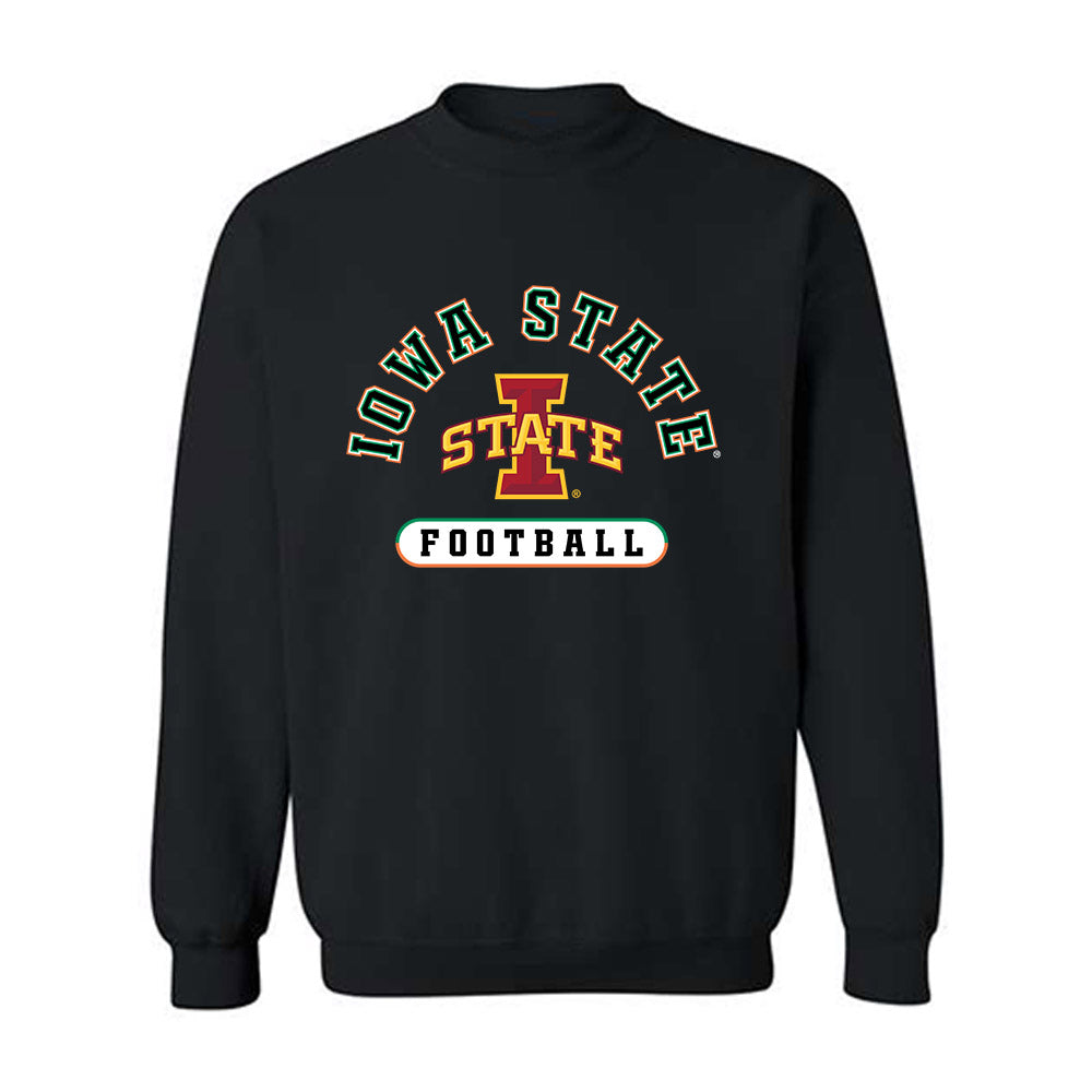 Iowa State - NCAA Football : Maasai King - Sports Shersey Crewneck Sweatshirt-0