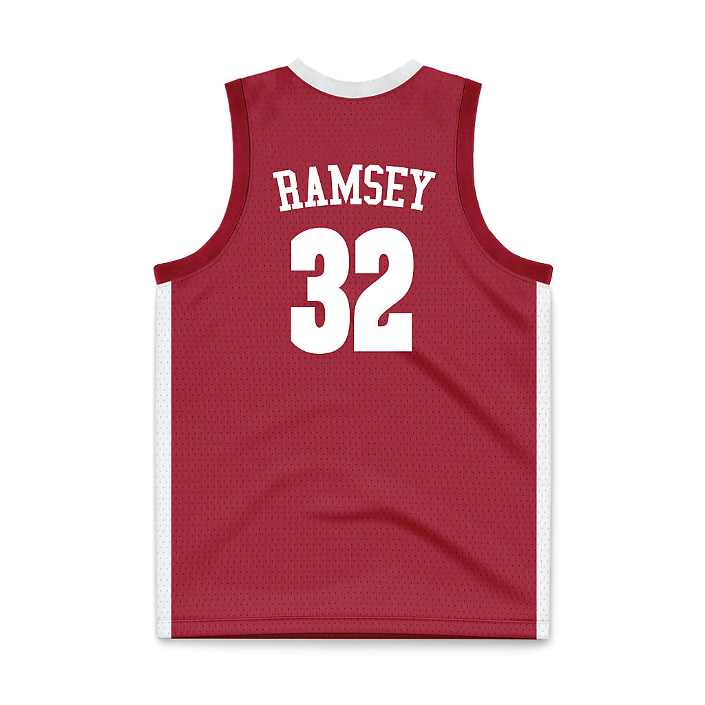 Alabama - NCAA Women's Basketball : Alancia Ramsey - Crimson Basketball Jersey-1
